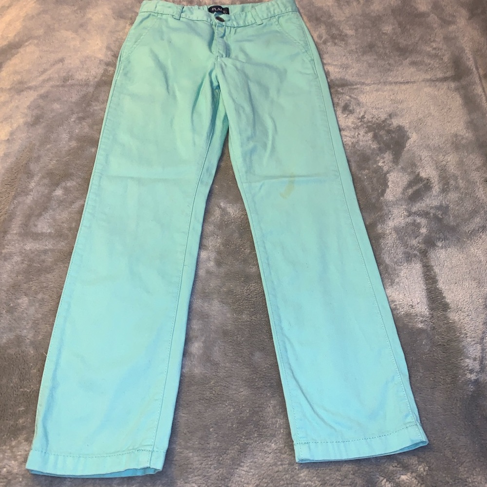 The Children's Place Aqua Dress Pants Boys Size 10 - Picture 1 of 7